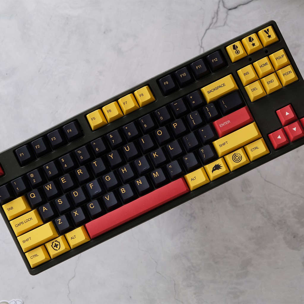 PBT keycap Cherry Profile 163 Phím cho Bàn phím cơ Cherry MX Switch Dye Thăng hoa US ANSI Layout Keycap