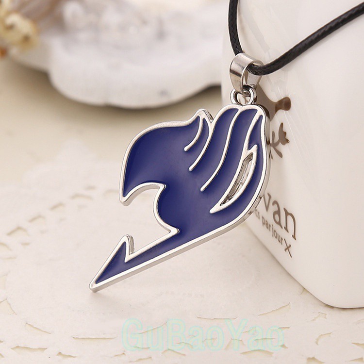 Vòng cổ mặt hợp kim hình biểu tượng anime Fairy Tail gồm 4 màu thời trang tùy chọn