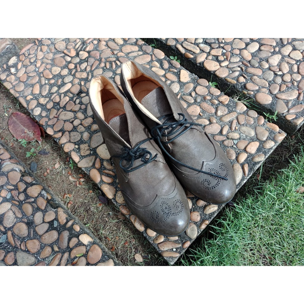 Boot da thật size 39 hiệu BraKo Second-hand - Đồ Si Bon- Bốt