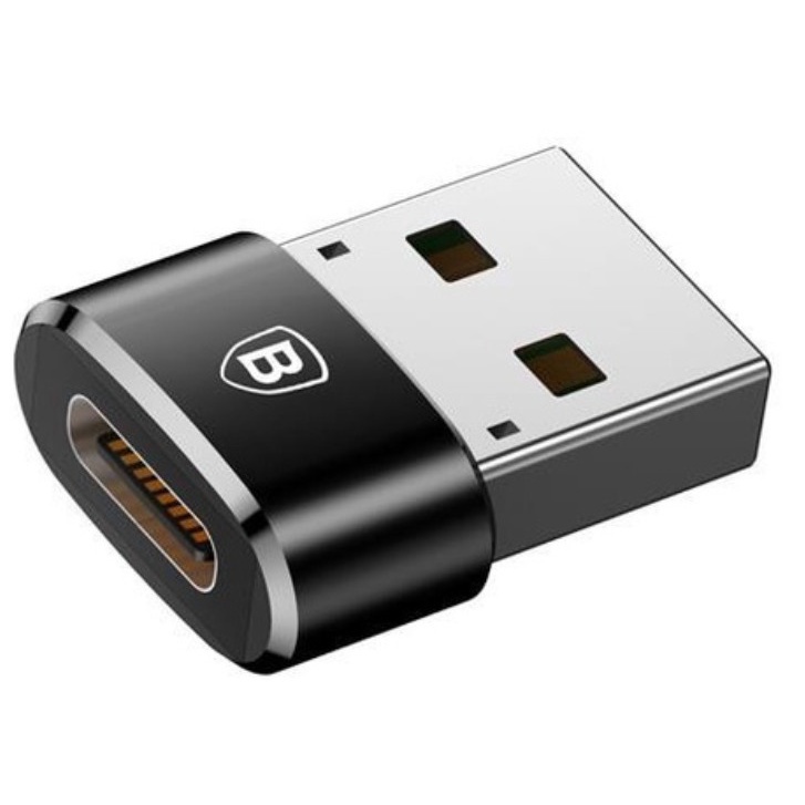 SIÊU CHÍNH HÃNG Đầu chuyển đổi OTG từ USB to Type C  Baseus - Sạc nhanh - Truyền dữ liệu -Tiện lợi - FREE SHIP | BigBuy360 - bigbuy360.vn