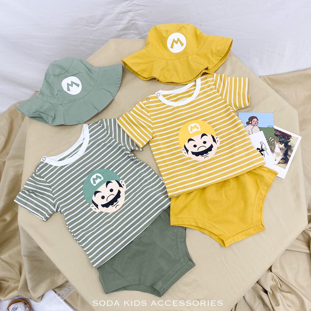 (ẢNH THẬT) set mario xanh - vàng