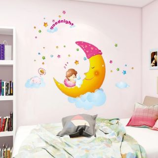 Decal dán tường chúc ngủ ngon