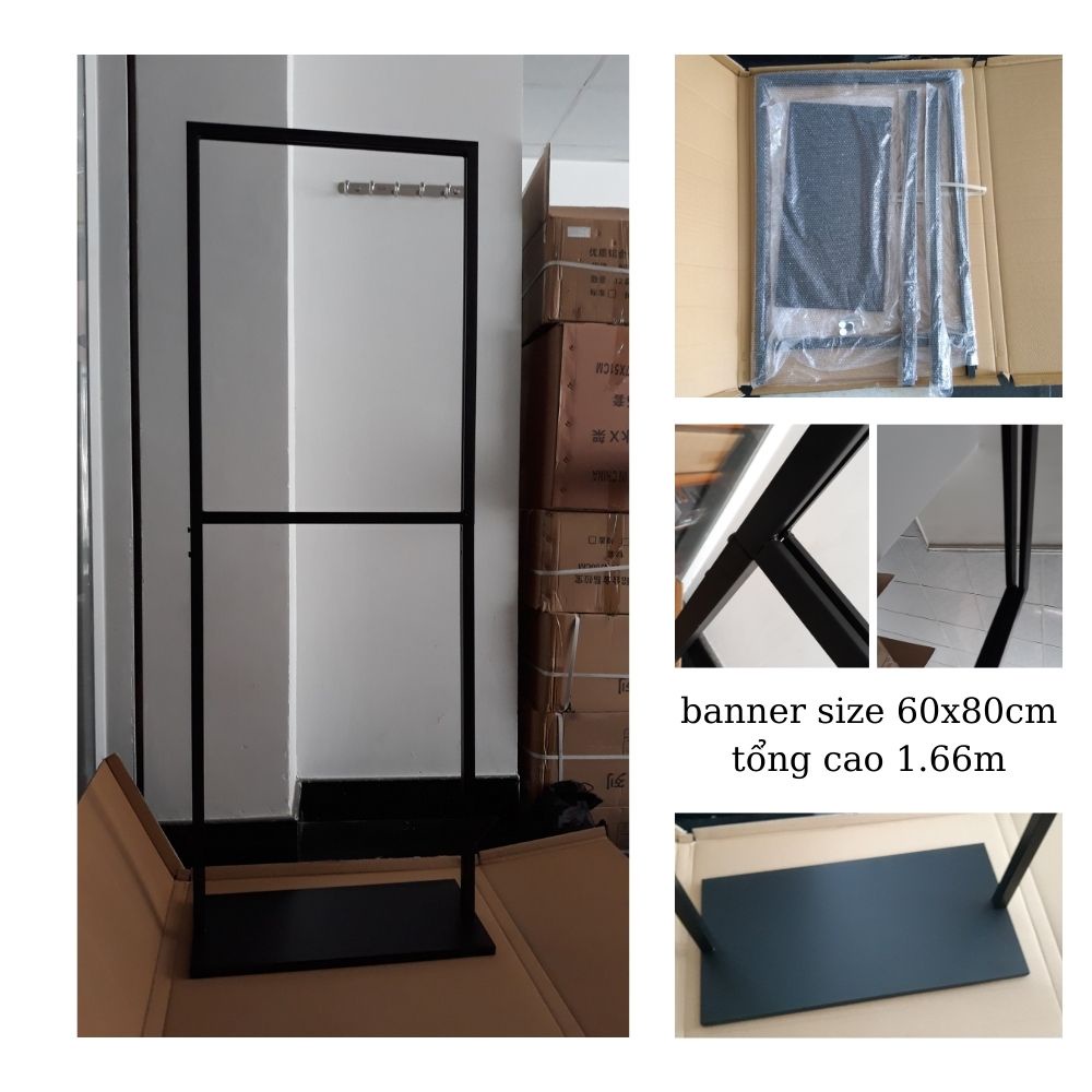 STANDEE KHUNG SẮT 50X70CM BIỂN CHỈ DẪN NGOÀI TRỜI CONTROL A DISPLAY