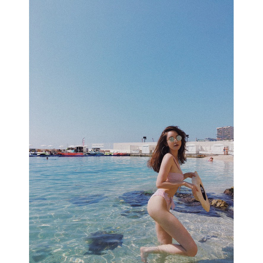 SET BIKINI 2 MẢNH KẺ SỌC SEXY CHO NGỰC NHỎ M203 | BigBuy360 - bigbuy360.vn