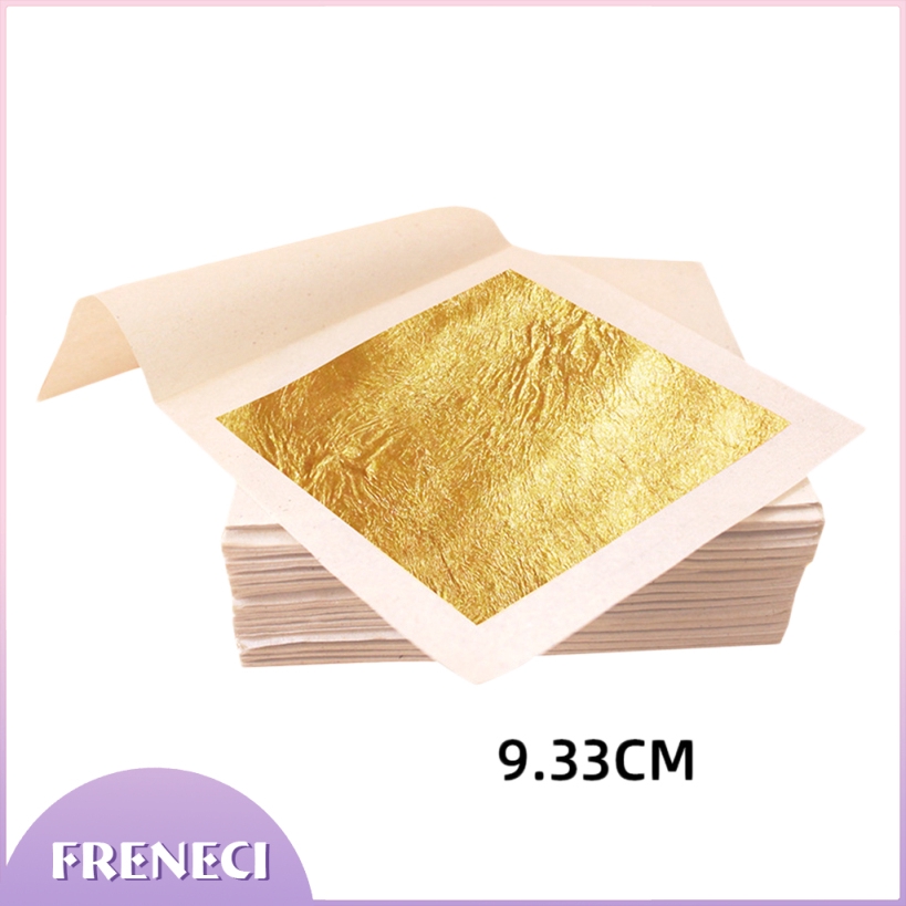 1PC  98% Genuine Gold Leaf Foil for Arts Craft Gilding Decor 9.33x9.33cm