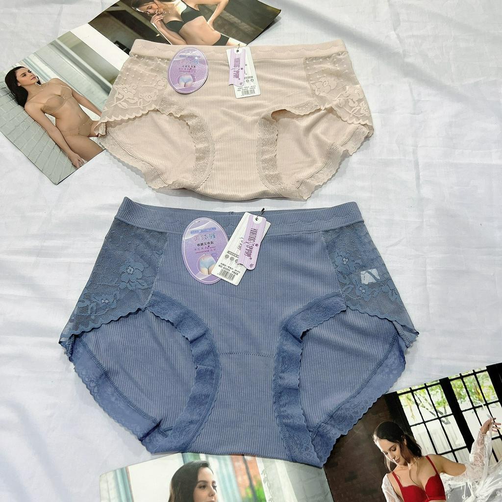 Quần lót nữ cotton viscose cao cấp cạp cao 2253 mềm mại thấm hút mồ hôi thoáng mát freesize từ 45kg-65kg