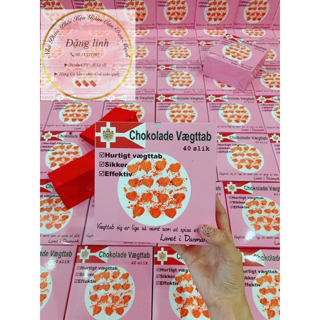 KẸO SOCOLA GIẢM CÂN ĐAN MẠCH LOẠI MẠNH | BigBuy360 - bigbuy360.vn