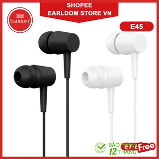 ✔️ bảo hành 99 năm ✔️ tai nghe giá rẻ có dây earldom kèm mic dài 1.2m e45 chính hãng earldom | earldom store vn ✔️
