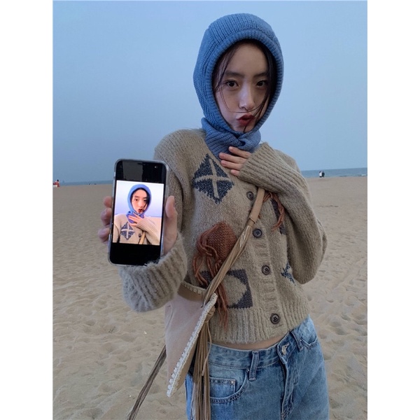 KHĂN CHOÀNG BALACLAVA TRÙM ĐẦU HOT HIT HAI NÚT