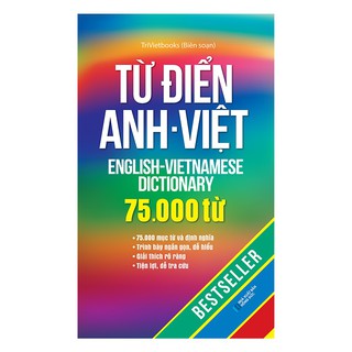 Sách - Từ Điển Anh - Việt 75.000 Từ