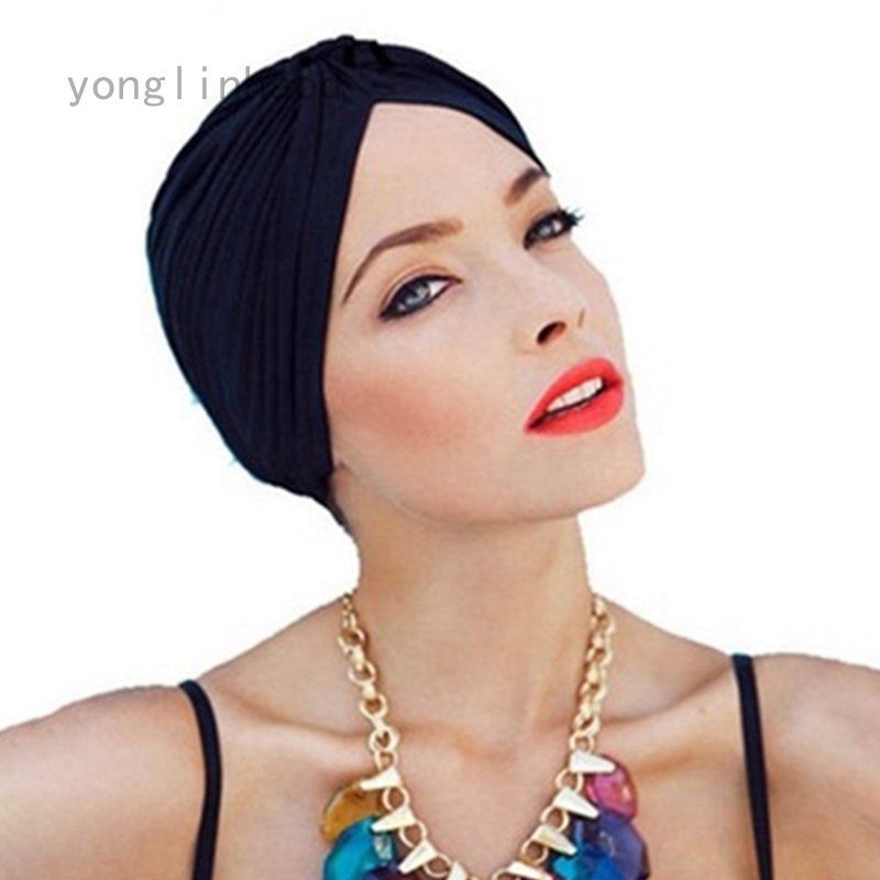 Khăn Turban Trùm Đầu Co Giãn Phong Cách Ấn Độ Cho Người Lớn