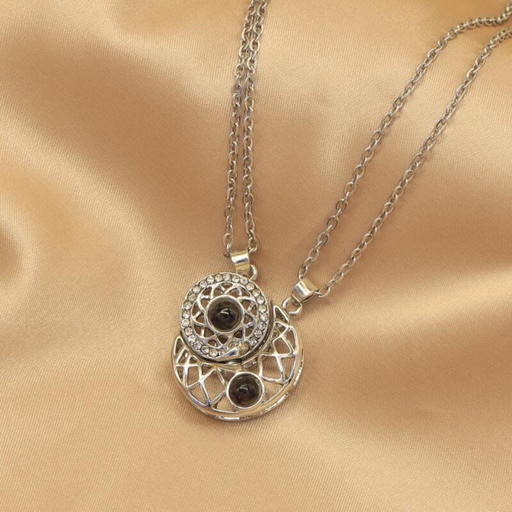 Vòng cổ Mặt Máy Chiếu Bằng Thép Không Gỉ Cho Cặp Đôi