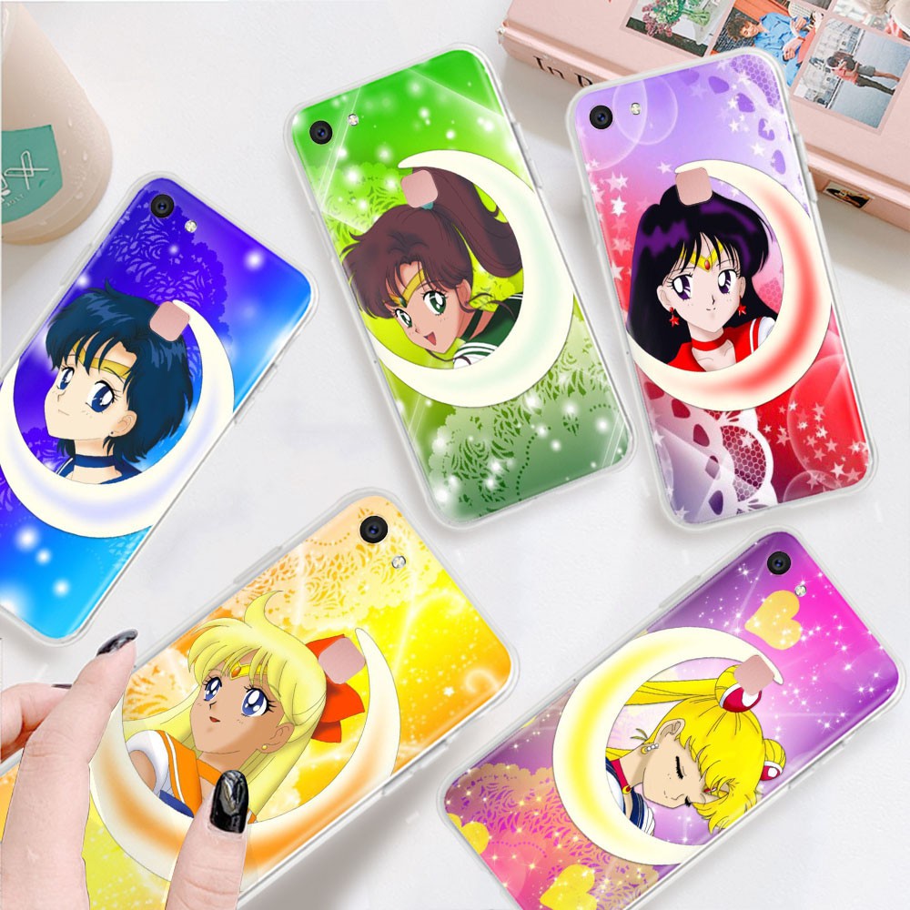 Transparent Case for VIVO U3 V3 Max V5 V5S V7 Plus V15 V17 Pro TB108 Sailor Moon Phone Cover | BigBuy360 - bigbuy360.vn