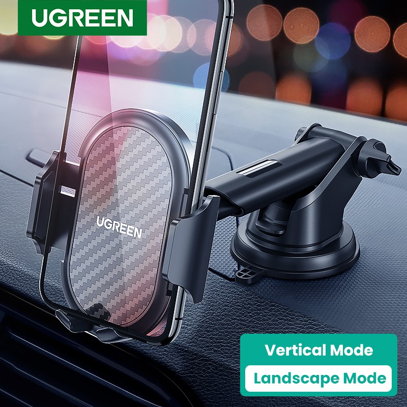 Giá đỡ điện thoại UGREEN gắn xe hơi thích hợp cho iPhone Samsung Huawei Oppo Vivo Xiaomi