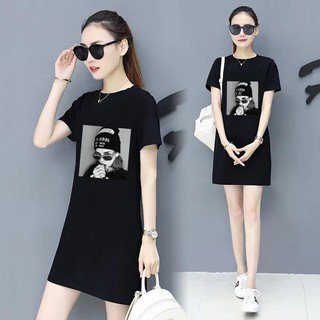 (PE001) VÁY SUÔNG MÀU TRƠN HỌA TIẾT IN HÌNH ĐƠN GIẢN