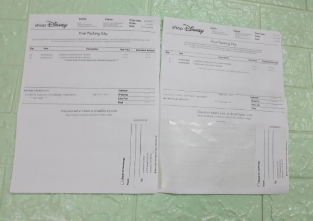 Kính trẻ em Disney có mail mua hàng của web