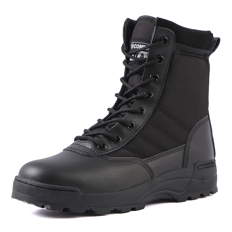 Giày Boots leo núi tập luyện quân đội ngoài trời dành cho nam nữ