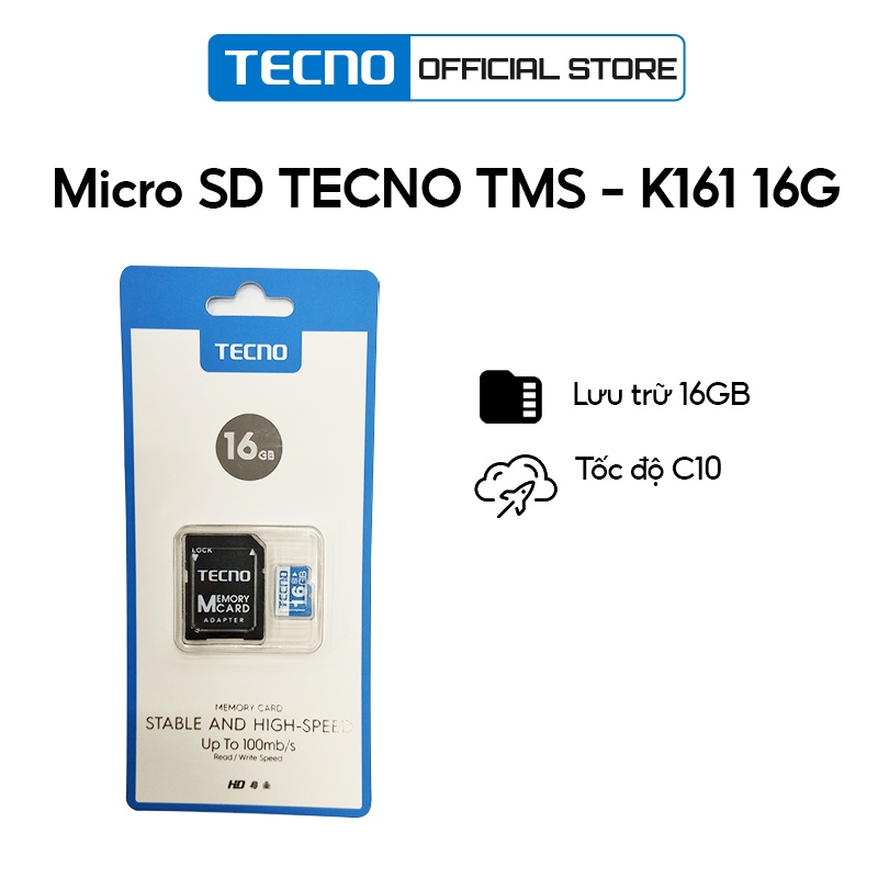 Thẻ nhớ TECNO 8GB , 16GB , 64GB