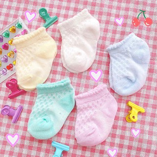 Set 5 đôi tất lưới mùa hè mẫu mới cho bé