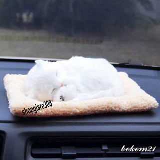 [MÈO TRẮNG]-Bán thú bông than hoạt tính - mèo trắng Siêu rẻ,sở hữu thể kêu meomeo-MÈO TRẮNG DỄ THƯƠNG dòng to 28CM X 21C