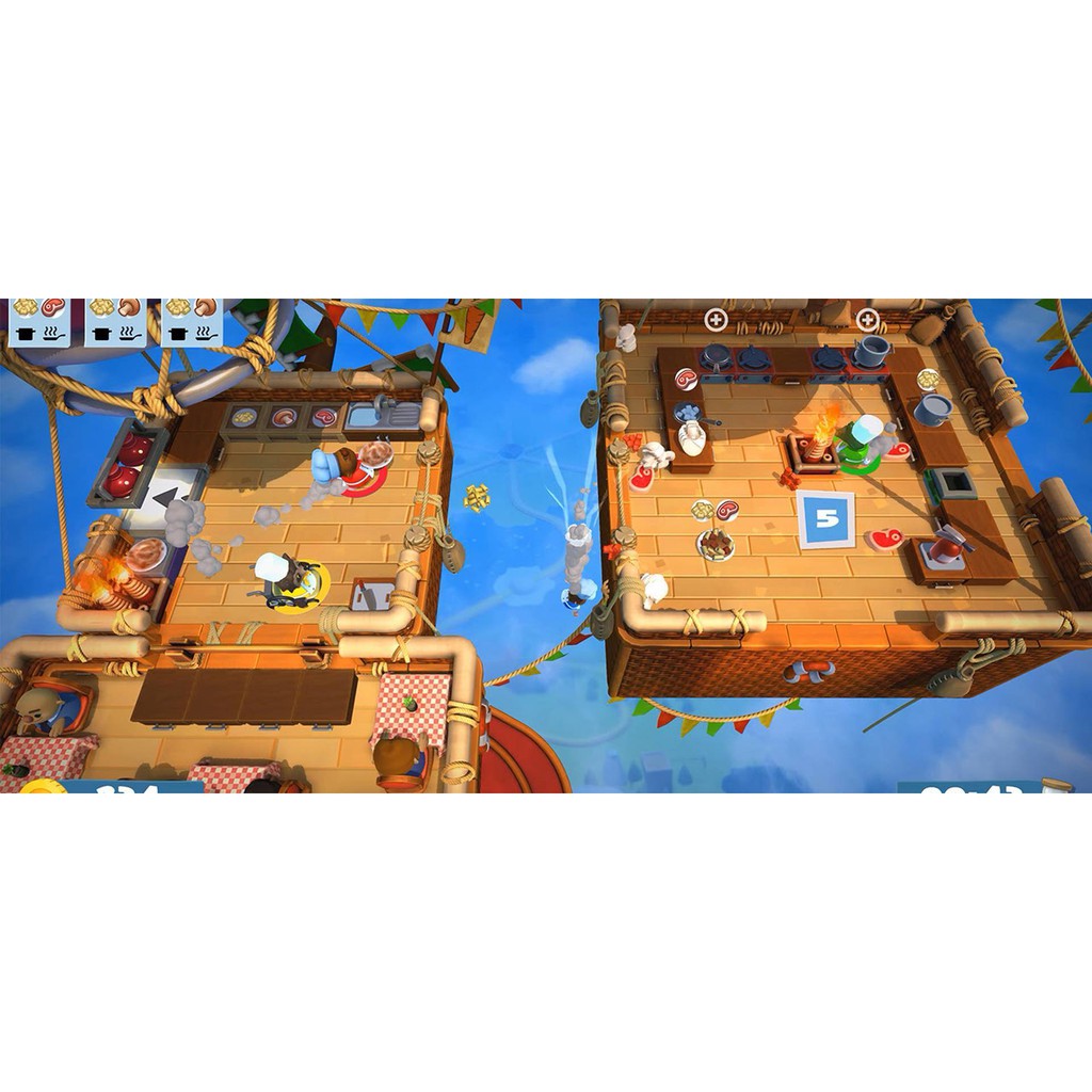 Băng game nintendo switch Overcooked 1+2