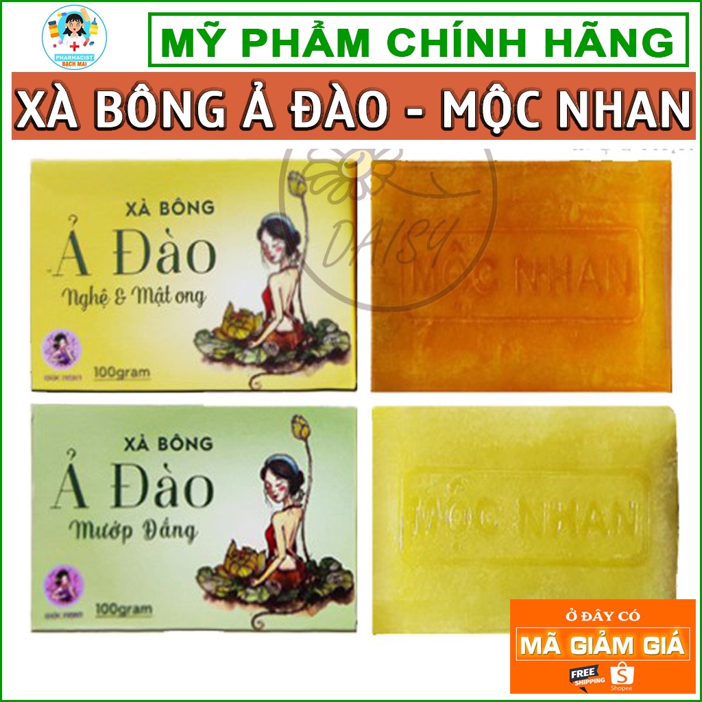 [Các Loại] Xà bông nghệ mật ong Ả ĐÀO - Xà bông nghệ Mộc Nhan handmade | BigBuy360 - bigbuy360.vn