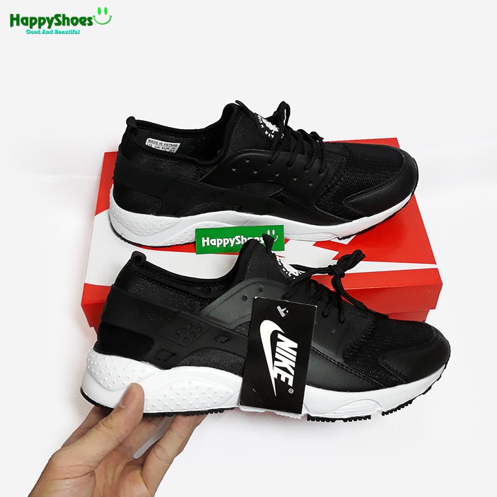 Giày sneaker nam nữ Huarache đen