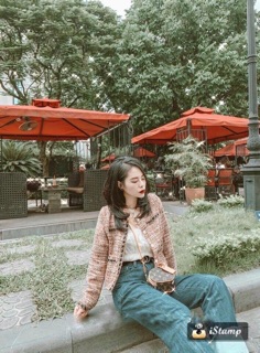 Áo dạ tweed nhũ 2 lớp