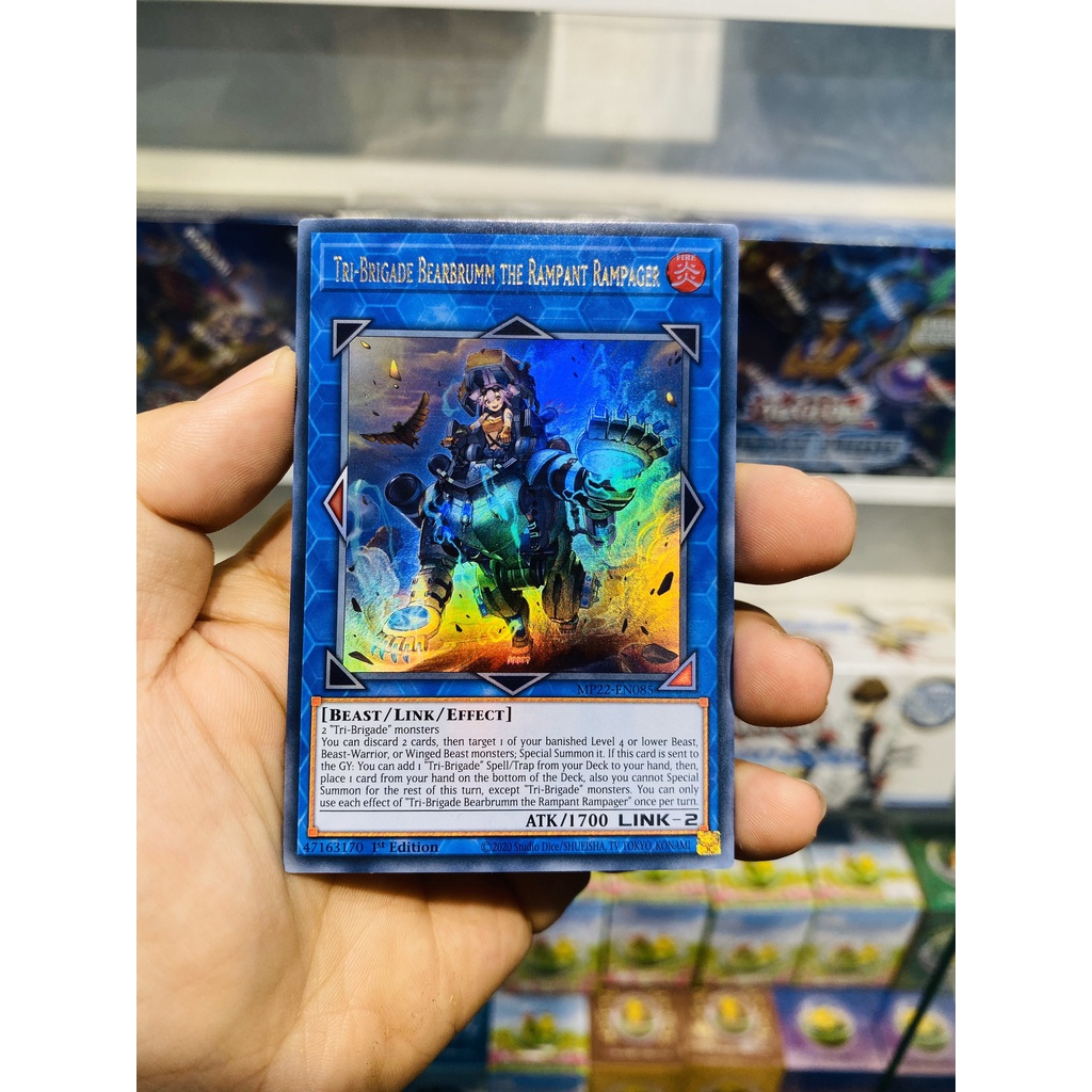 Thẻ Bài YugiOh!Mã MP22-EN085 - Tri-Brigade Bearbrumm the Rampant Rampager - Ultra Rare - 1st Edition