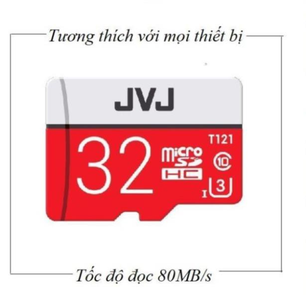 Combo 2 Thẻ Nhớ JVJ 32G ProU3 Class10 – Chuyên Dụng Cho CAMERA, Hàng Tốt Giá Tốt