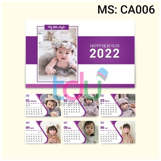 Lịch để bàn 2022 – in hình cá nhân