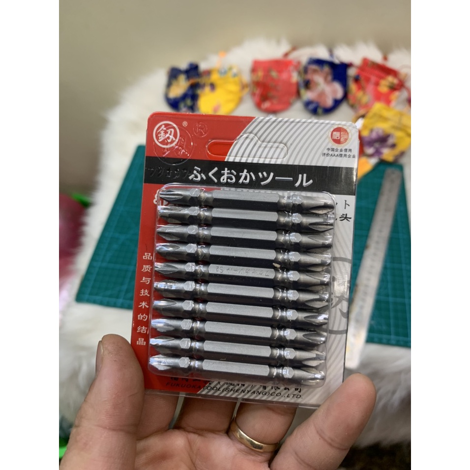 1 Bộ 10 mũi bắt vít FO-9080C-1 SIÊU HÍT 65MMxPH2 s2 Fukuoka