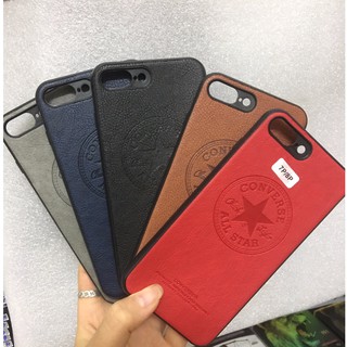 Ốp lưng cho iPhone 7 Plus/ 8 Plus giả da Converse chống sốc siêu đẹp