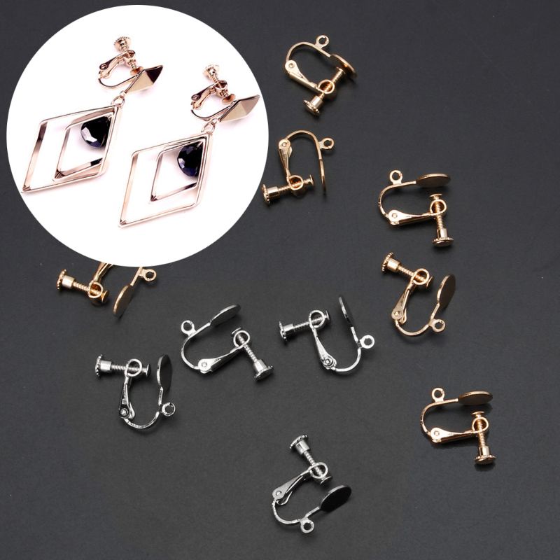 Sa Kẹp Chuyển Đổi Mạ Làm Bông Tai Thủ Công Diy Chất Lượng Cao