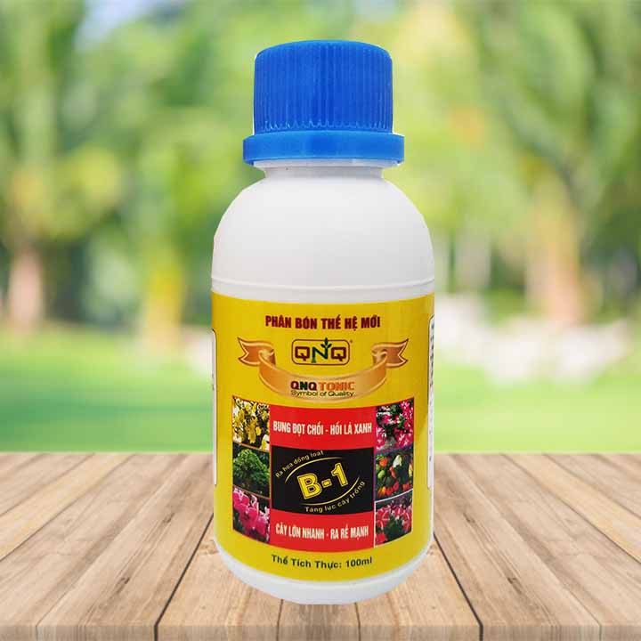 Phân bón B1 QNQ 100ml - Bổ sung vitamin B1 kích thích ra rễ dưỡng đọt cây trồng