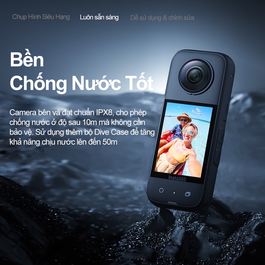 Máy Quay 360 độ Camera 360 Insta360 X3 - Hàng Chính Hãng