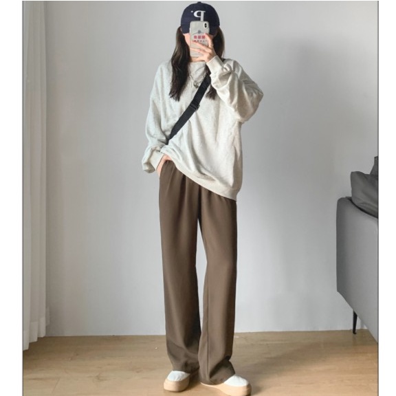 Quần tây ống suông cạp cao cài cúc siêu tôn dáng nhiều mẫu