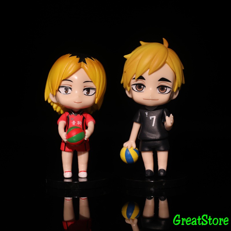 SET 8 MÔ HÌNH VUA BÓNG CHUYỀN Kageyama Tobio,Kozume Kenma,Hinata Shoyo,Toru Oikawa,Tsukishima Kei,Ushujima Wakatos