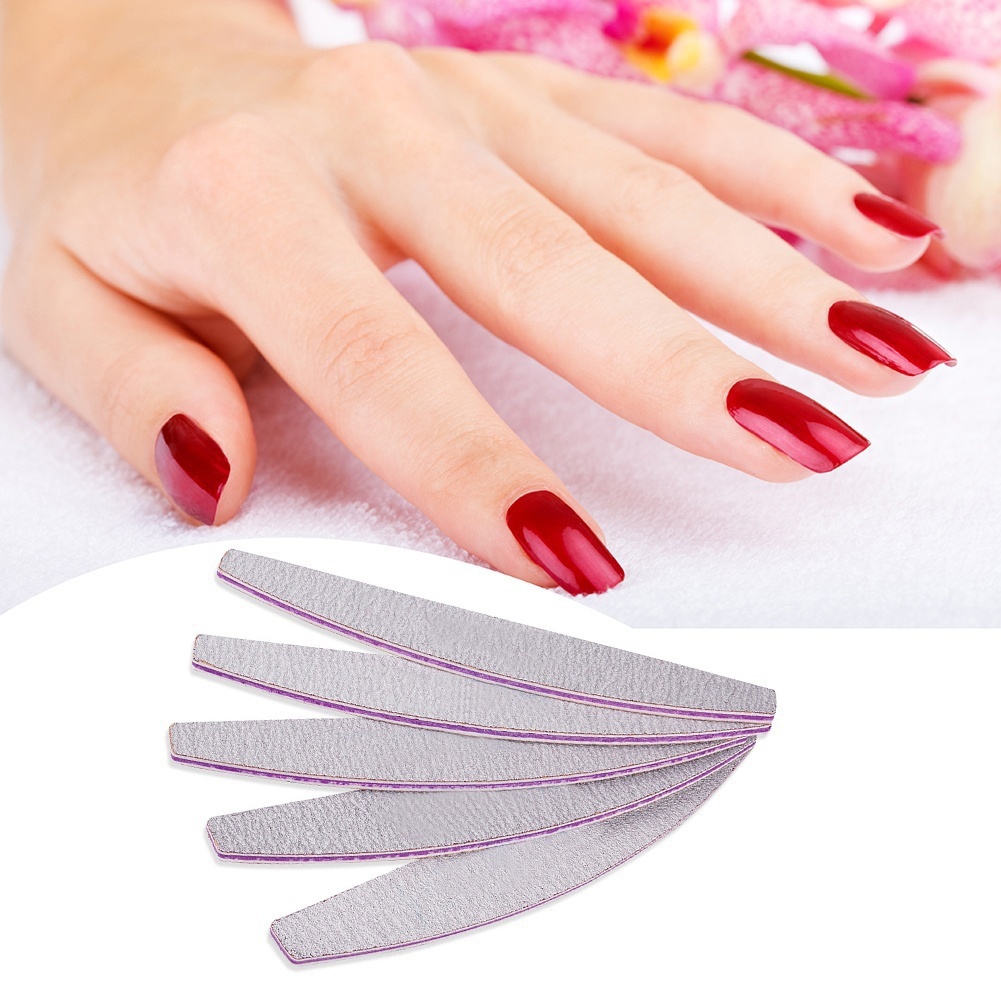 Bộ 5 Cây Dũa Móng Tay 100 / 180 Độ