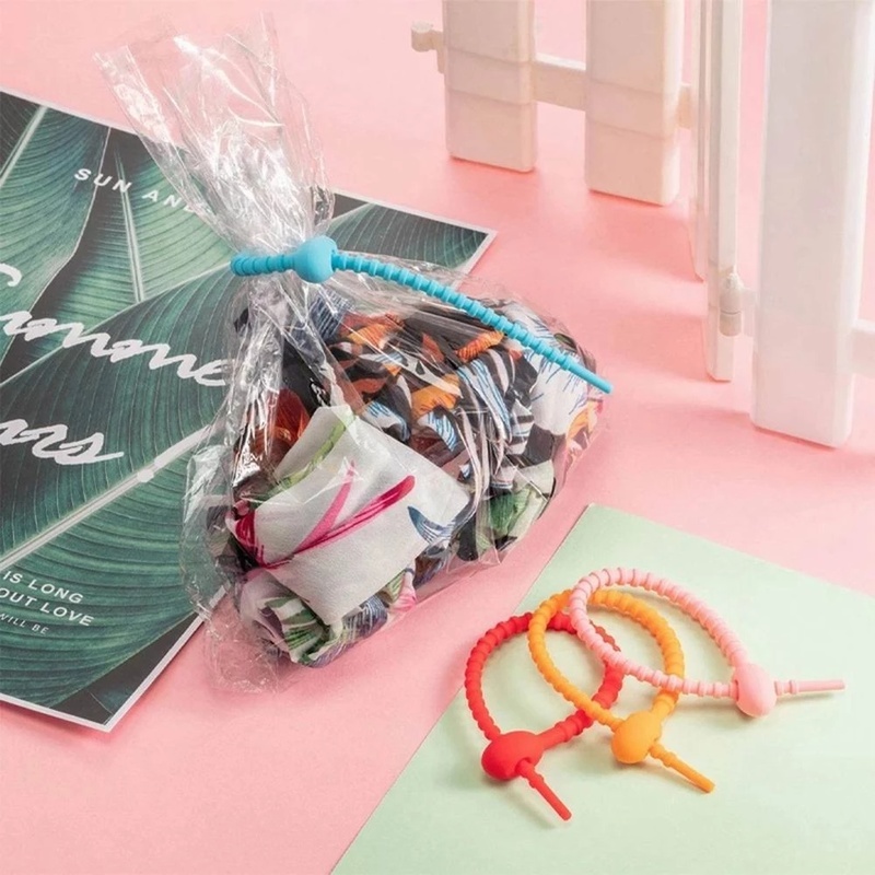 Dụng Cụ Quấn Dây Cáp Bằng Silicone Tái Sử Dụng Tiện Lợi