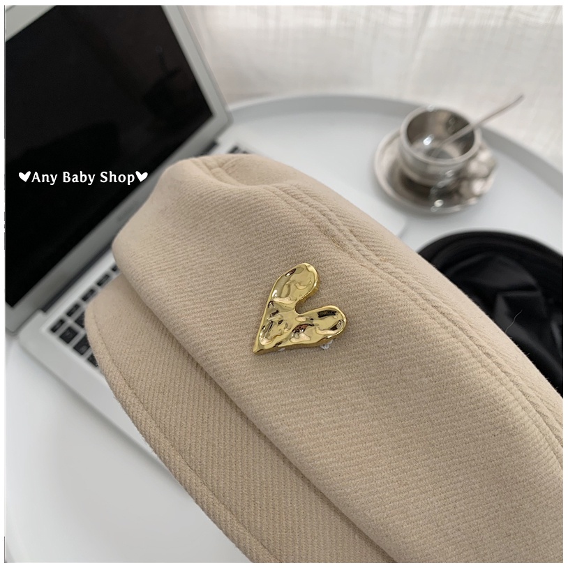 Nón mũ nồi -bánh tiêu hot hit đính trái tim sang chảnh nhiều màu xinh yêu (hàng có sẵn) ❣❣7