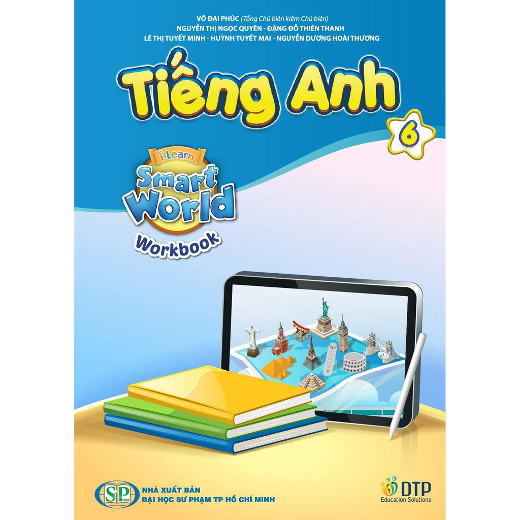 Sách - DTPbooks - Tiếng Anh 6 i-Learn Smart World pack 1 (Student's Book, WorkBook, NoteBook)