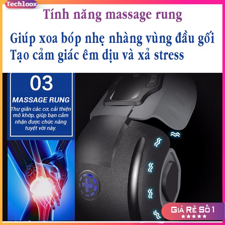 [Hàng mới 2021] Máy massage đầu gối trị liệu giảm đau tốt nhất hiện nay - Alphay JKAH-1
