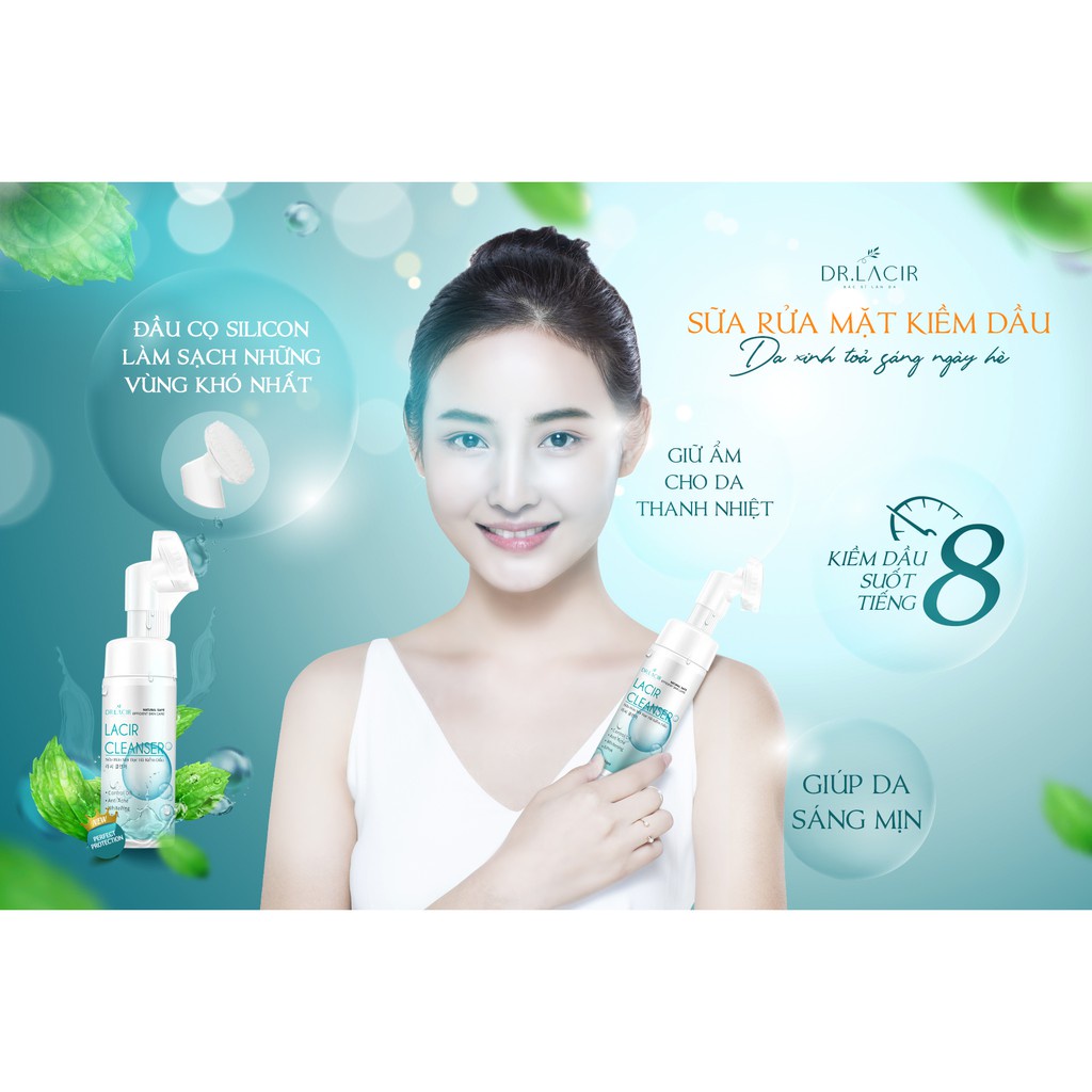 SỮA RỬA MẶT BẠC HÀ KIỀM DẦU LAMER DR LACIR,Phù hợp với da dầu, Sữa rửa mặt cho da dầu, | BigBuy360 - bigbuy360.vn
