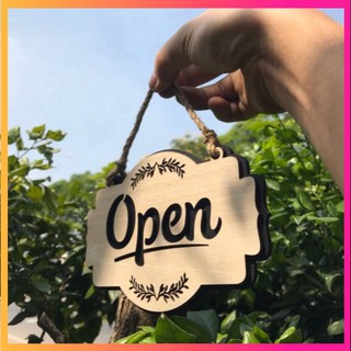 [DECOR] Bảng treo Open / Closed gỗ Decor giá tốt