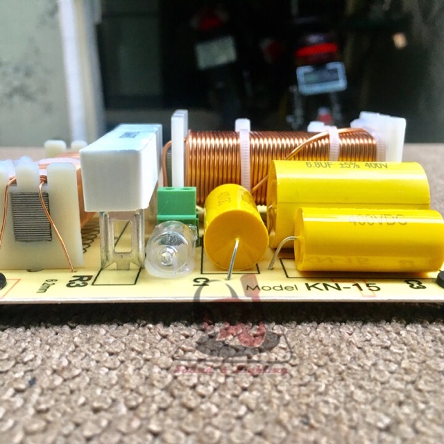 Mạch phân tần loa từ neo array loa full đơn KN 15 loa 1 bass 1 treb neo 01 cái, phân tần loa full đơn kn15