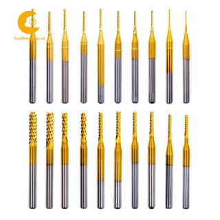 BITS (Hàng Mới Về) Bộ 20 Mũi Khoan Cnc Cho Máy Mài Pcb N3Vn