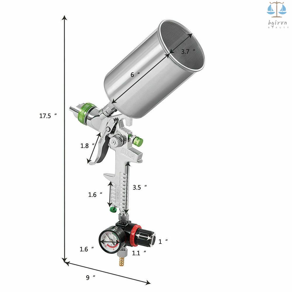 Súng phun sơn xe hơi mini 2.5MM