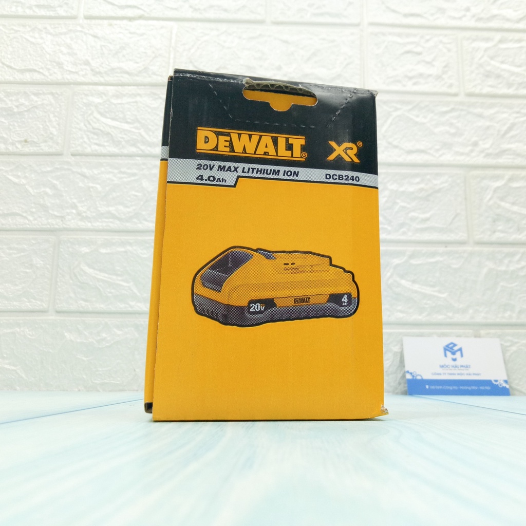 Pin 4a mỏng, pin 4a Dewalt 20V – 4Ah DCB240