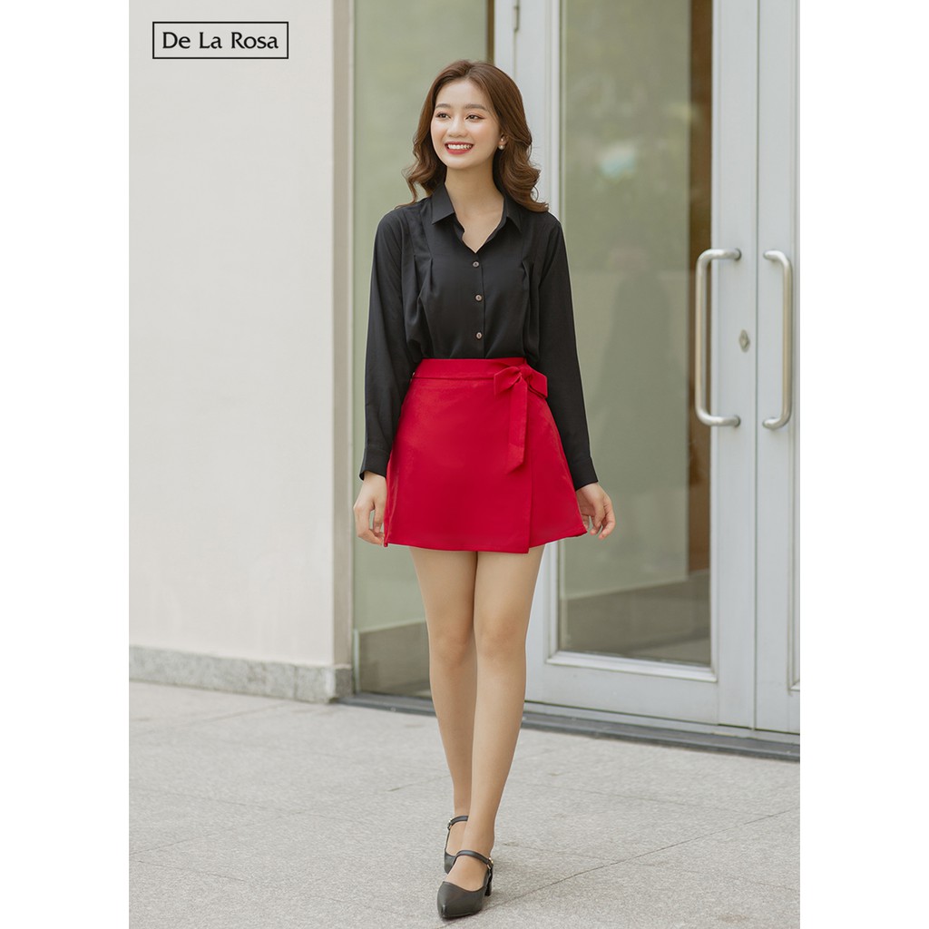 Chân váy công sở thắt nơ đắp vạt - De La Rosa | BigBuy360 - bigbuy360.vn